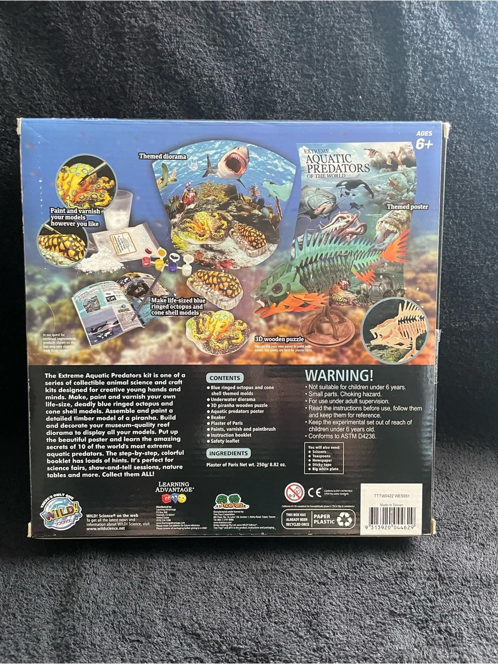 NIB Wild Environmental Science Extreme Aquatic Predators Kit